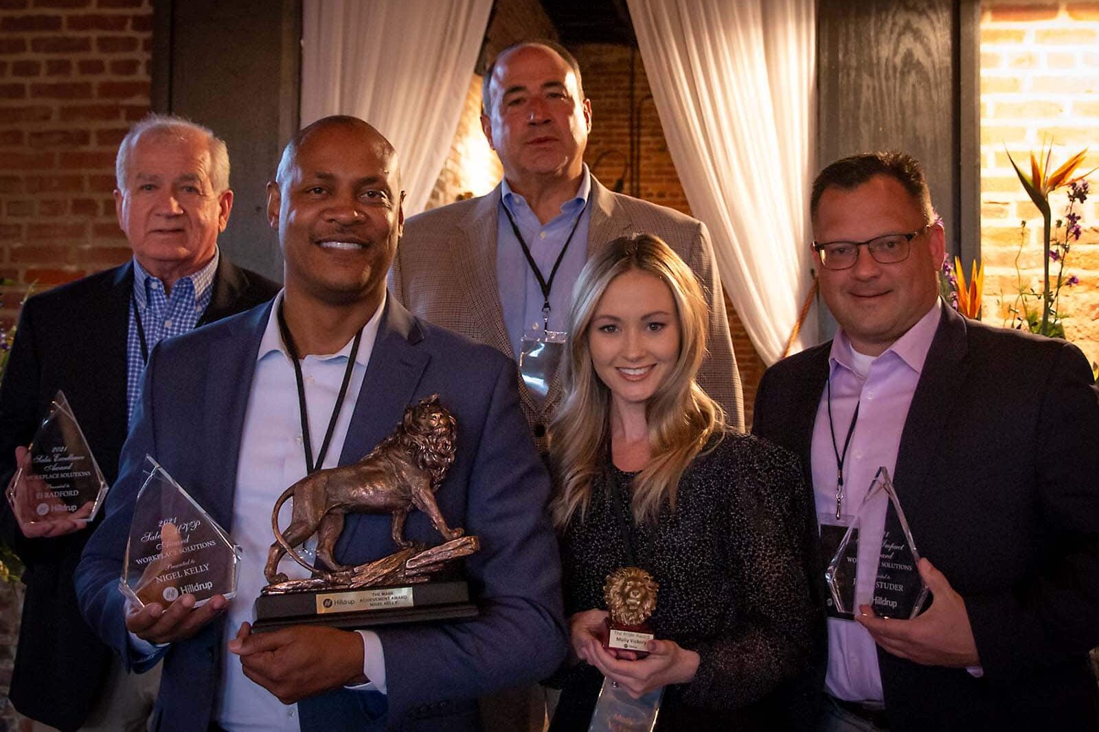 Hilldrup's 2021 All Sales Award Winners