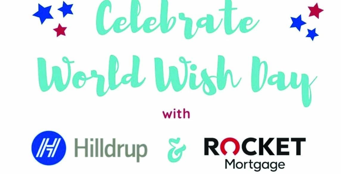 Hilldrup and Rocket Mortgage virtually celebrated World Wish Day.