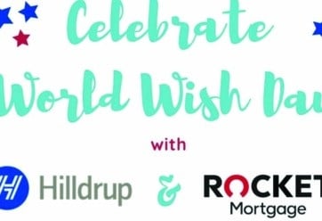 Hilldrup and Rocket Mortgage virtually celebrated World Wish Day.