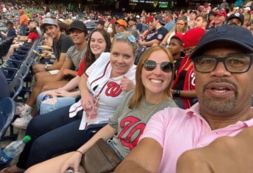 Team Hilldrup at Intern Night at Washington Nationals Stadium