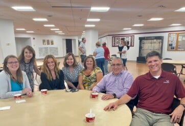 The UniGroup team enjoying ice cream