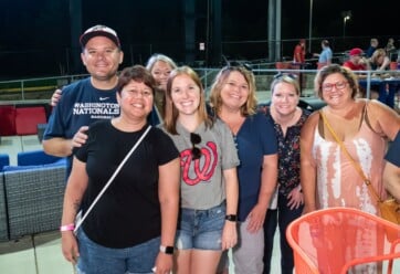 Team Hilldrup picture at Fred Nats stadium
