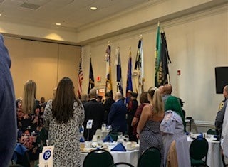 Attendees at the First Responders' breakfast and awards event 