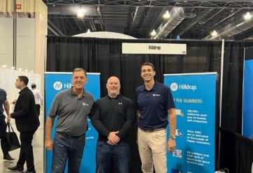 Bob, Jimmy and Charlie at Home Delivery World USA in Philadelphia.
