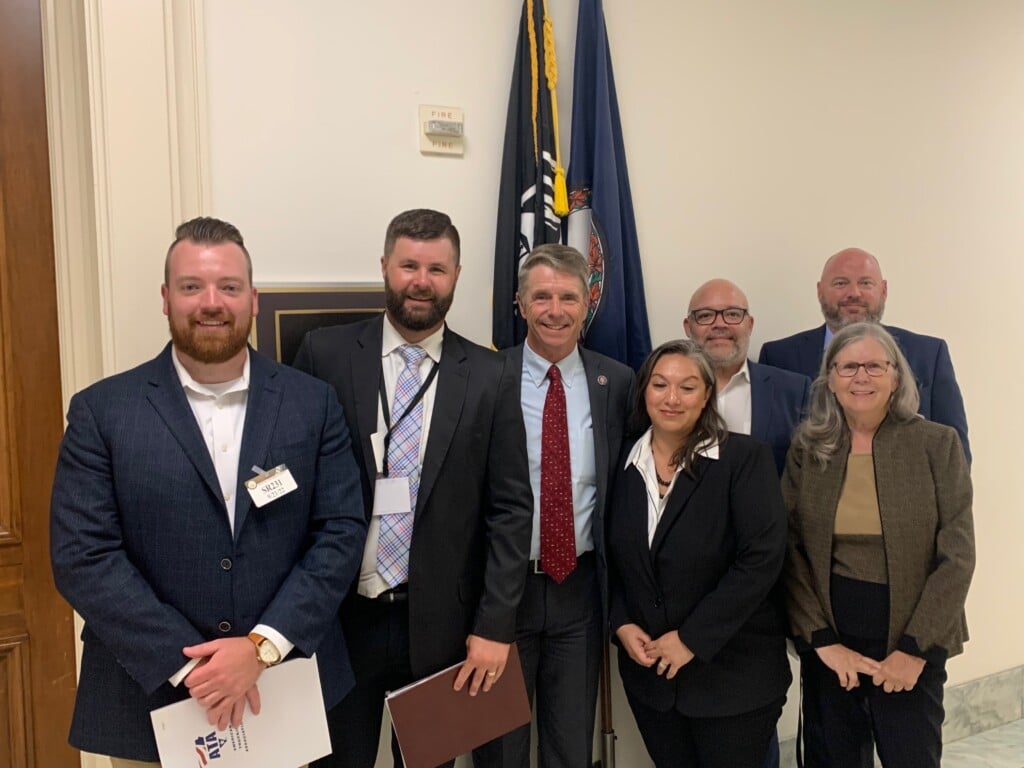 Team Hilldrup with Rep. Rob Wittman on Capitol Hill 