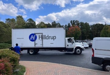 Hilldrup Atlanta on-site at Move For Hunger event