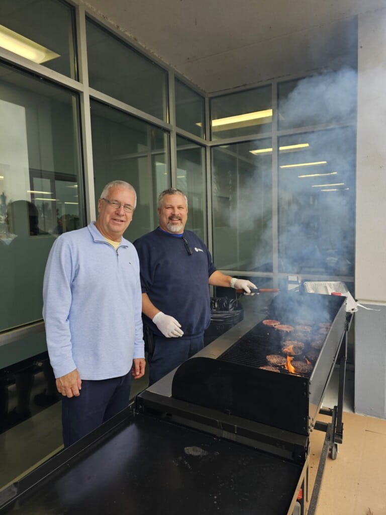 Orlando team grilling - 120 year anniversary 