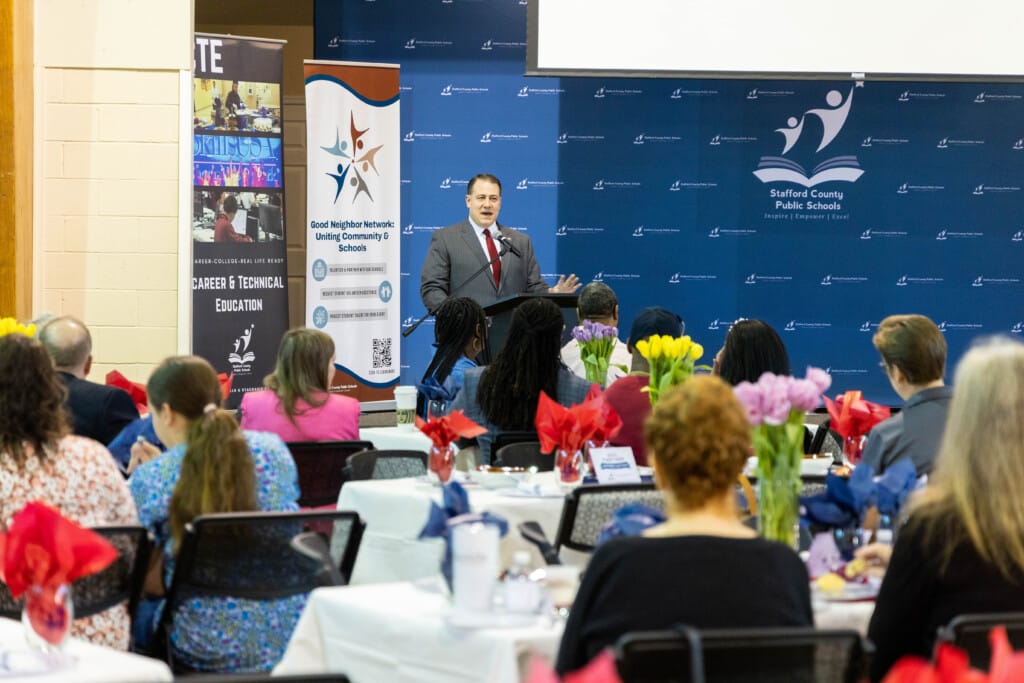 Dr. Thomas Taylor at SCPS Partner Appreciation Breakfast 