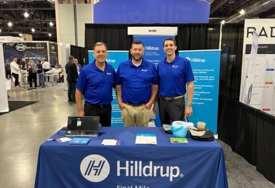 Bob Gallucci, Nate Mueller and Charlie McDaniel at Home Delivery World 2023.