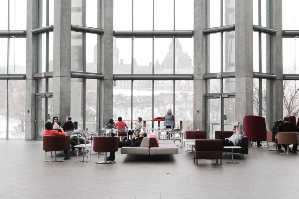 open office lobby