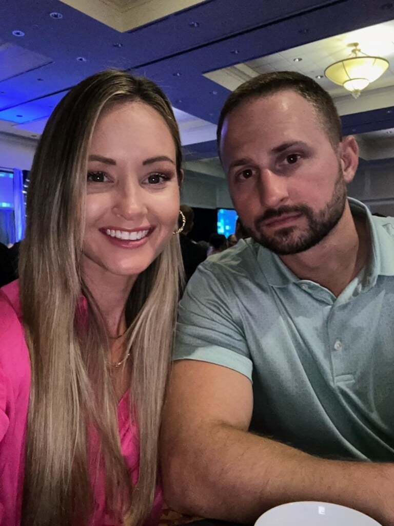 Molly Vickery and her husband at the 2023 Best of the Best Gala at the Spartanburg Marriott. 