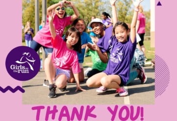 Girls on the Run sponsorship photo