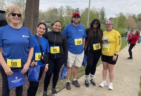 Team Hilldrup at the 2024 Stafford Hospital 5K