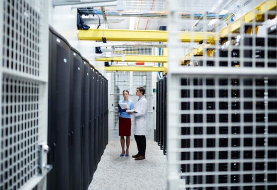 it specialists in a data center
