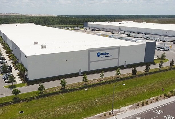 Arial view of our Orlando logistics warehouse.