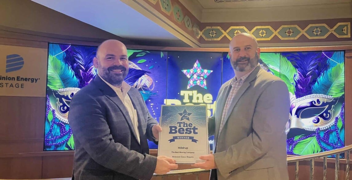 Image for Hilldrup Wins Richmond Times-Dispatch “Best Moving Company” Award