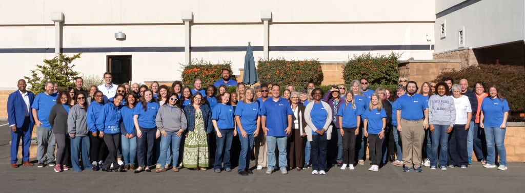 Our Stafford team at our headquarters in Virginia.